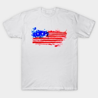 4th of July | God Bless America | Fourth Of July Patriotic Proud To Be American Gift Ideas | Red White Blue | freedom fireworks barbeque & beer T-Shirt